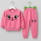 Comfy Cozy Track Suit - Cute Cat for Girls