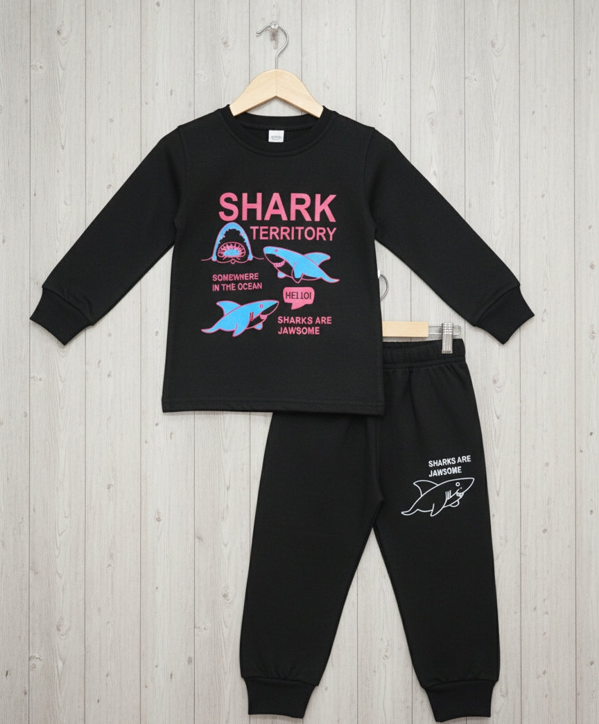 Comfy Cozy Winter Track Suit - Shark Territory Boys/Girls