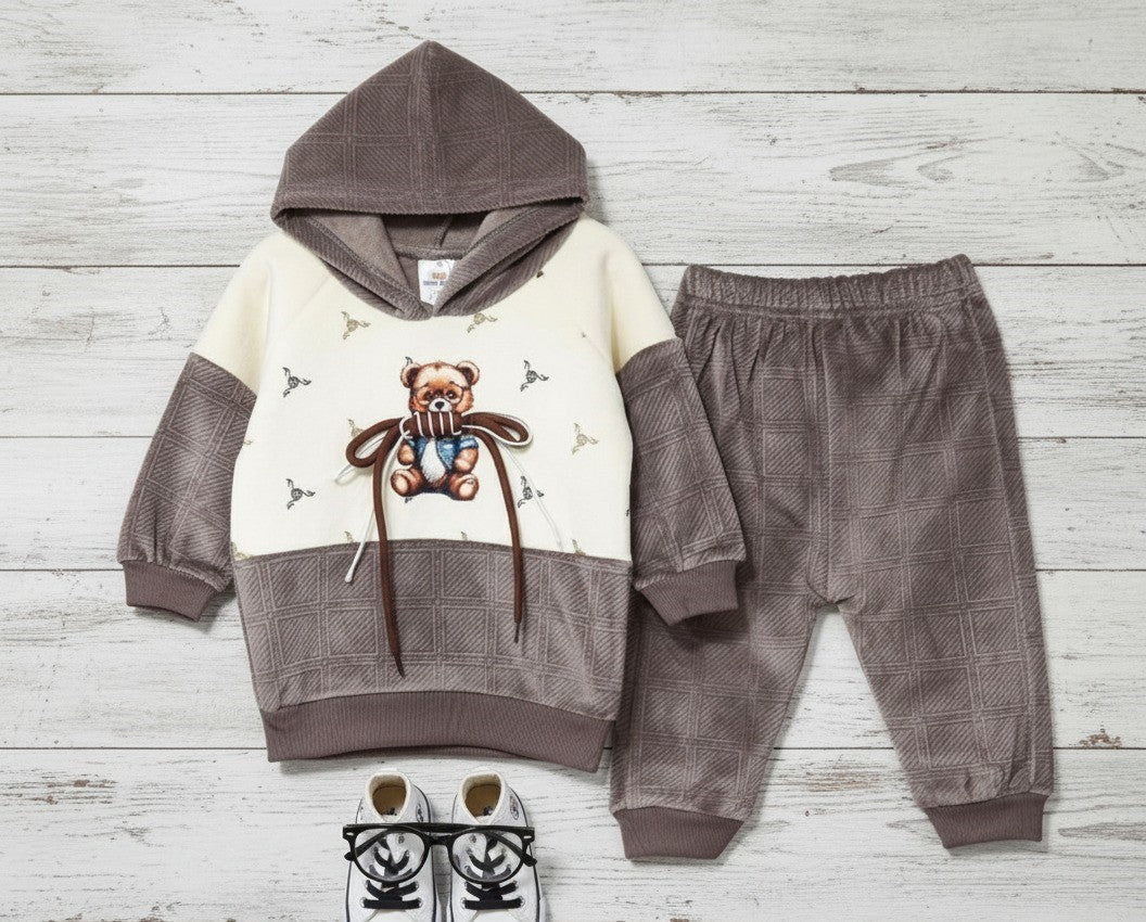 2Pc Dashing Grey Themed for Boys