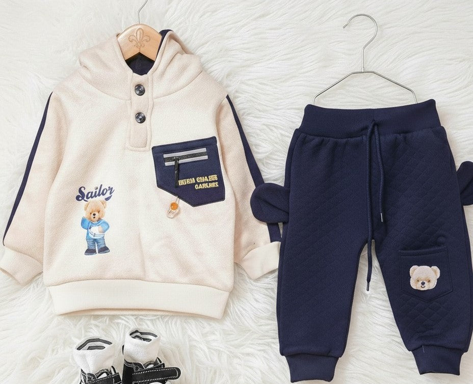 2Pc Dashing Navy Themed for Boys