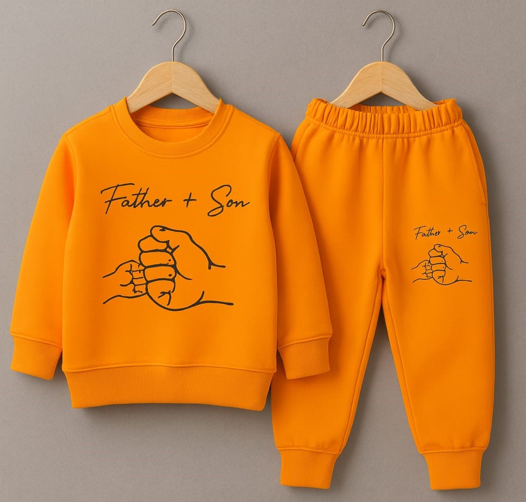 Comfy Cozy Winter Track Suit - Father Son Friendship for Boys