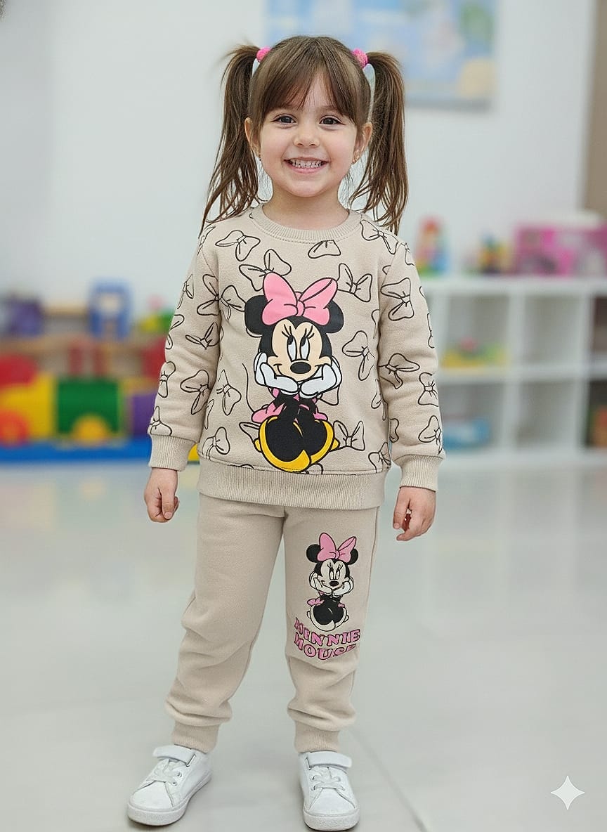 New Arrivals - Minni Mouse Winter Track Suit for Girls