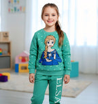 New Arrivals - ELSA Fleece Winter Track Suit for Girls