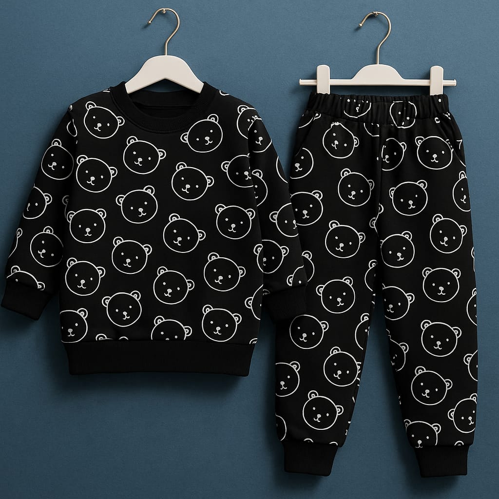 Bear Winter Tracksuit - Black Edition