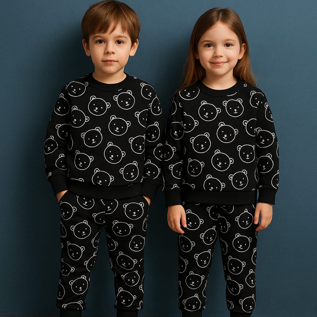 Bear Winter Tracksuit - Black Edition