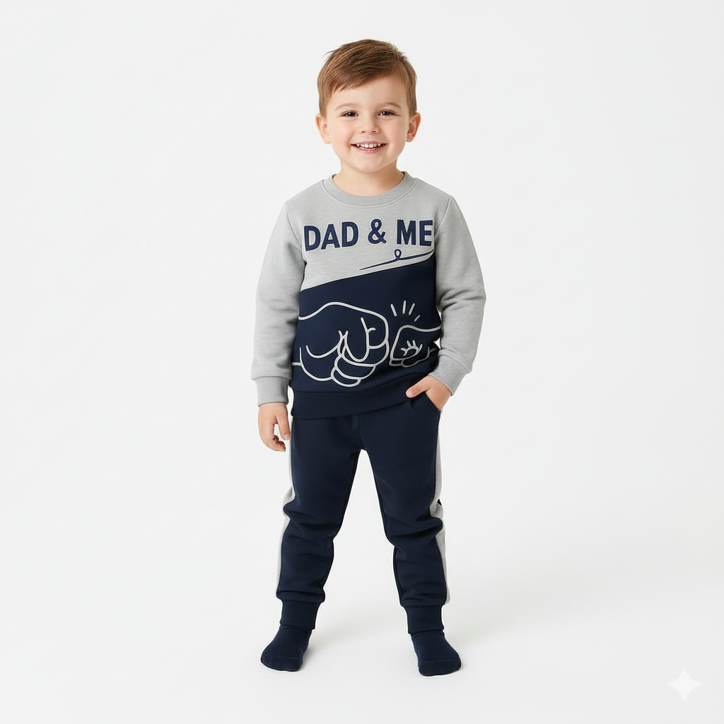 Dad & Me - Panel Winter Track Suit