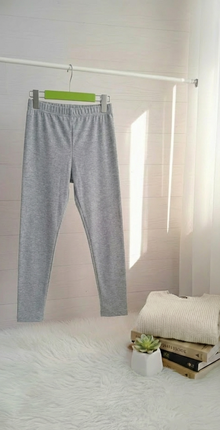 Girls Winter Tights - Grey