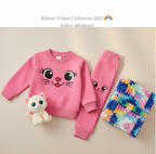 Comfy Cozy Track Suit - Cute Cat for Girls