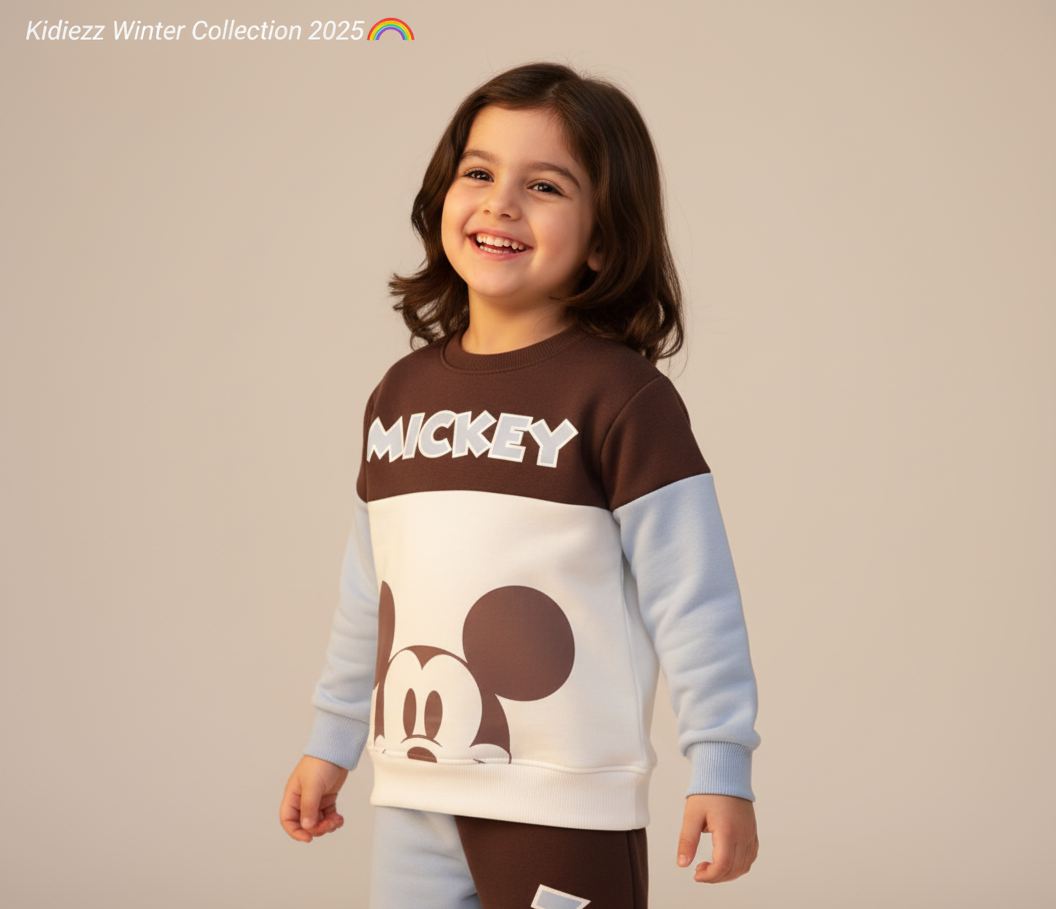 Comfy Cozy Winter Track Suit - Mickey Car for Boys