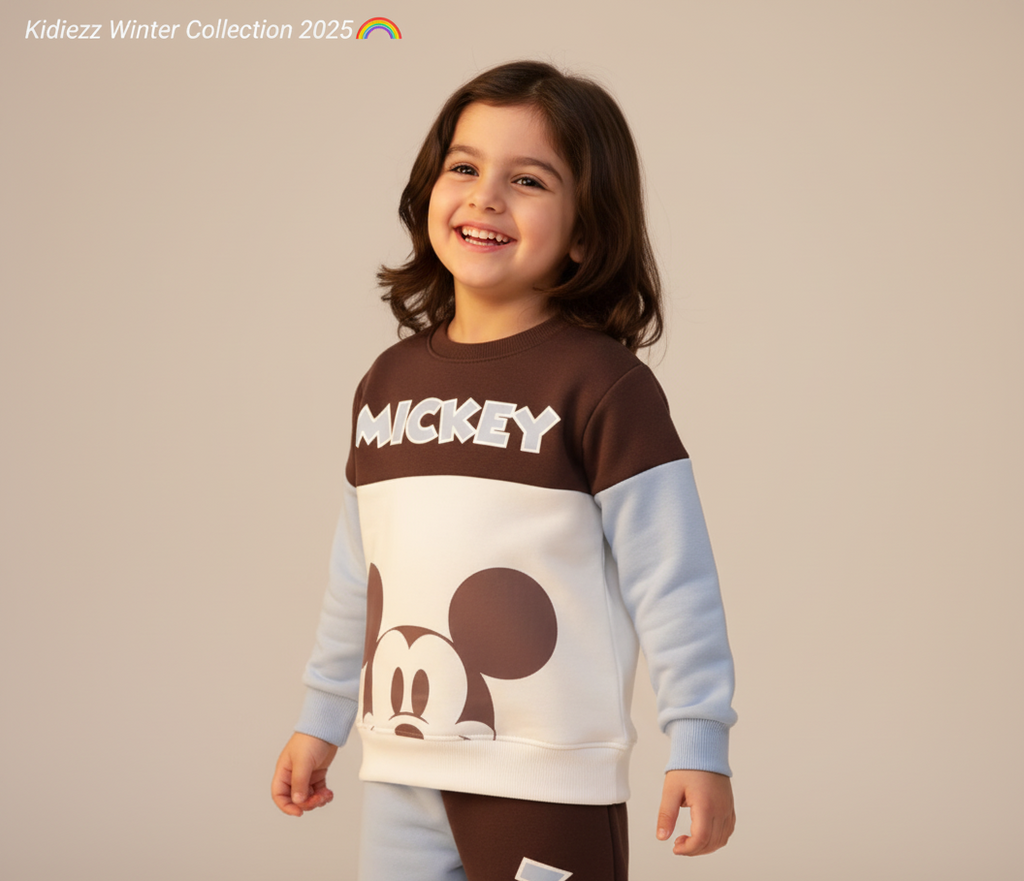 Comfy Cozy Winter Track Suit - Mickey Car for Boys