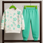 New Arrivals - Floral Track Suit for Girls