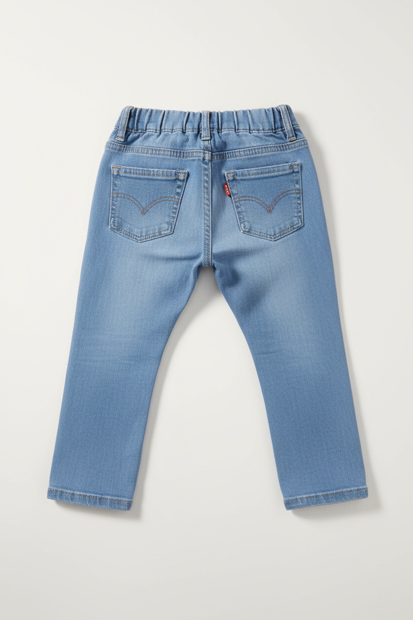 Levi's Light Blue Jeans - Soft Denim with Elastic Waistband