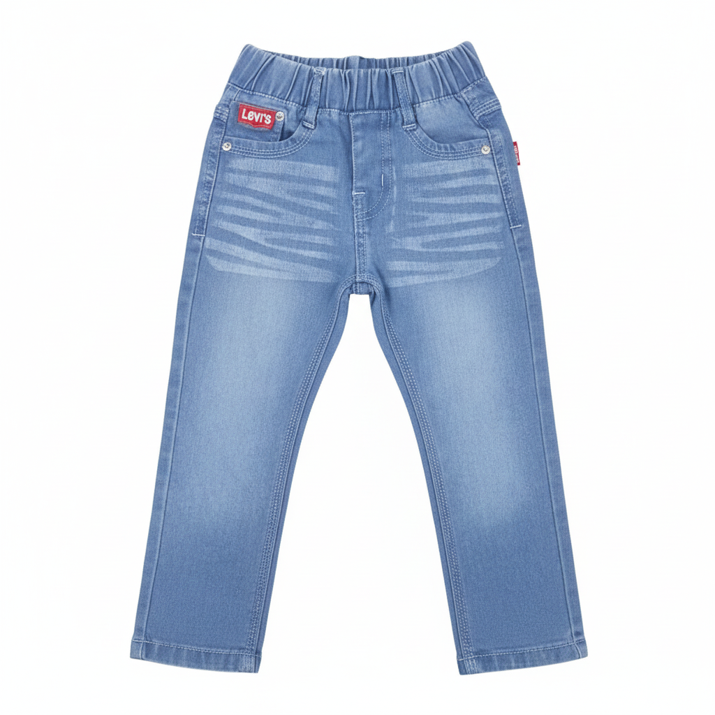 Levi's Light Blue Jeans - Soft Denim with Elastic Waistband