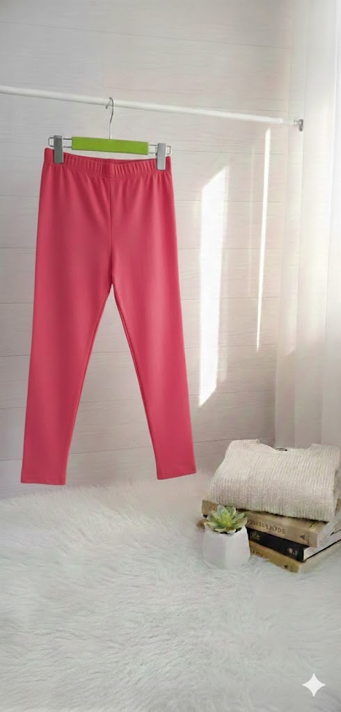 Girls Winter Tights - Red